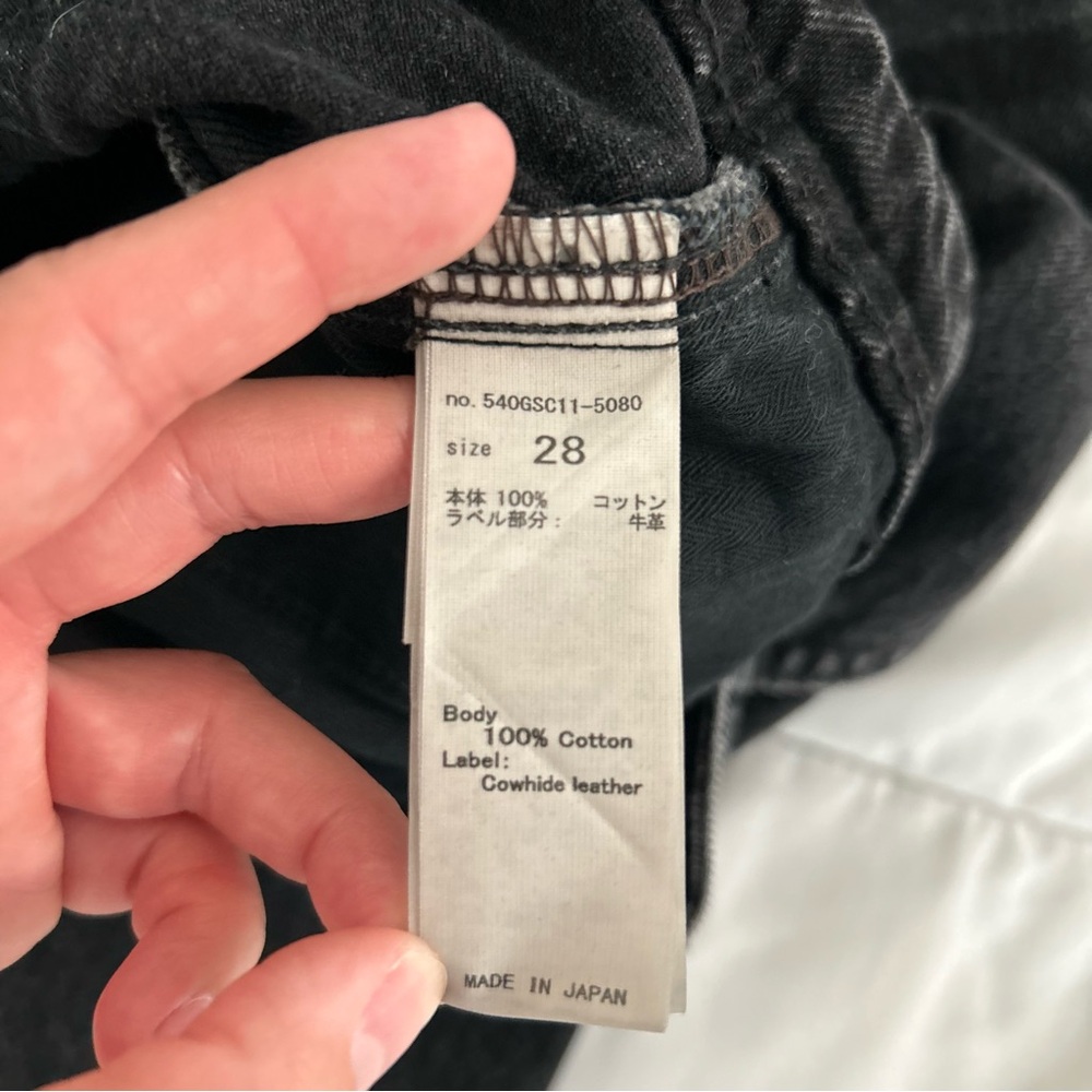 Moussy Elba Center Press Wide Crop Jean black 28 - Picture 15 of 16